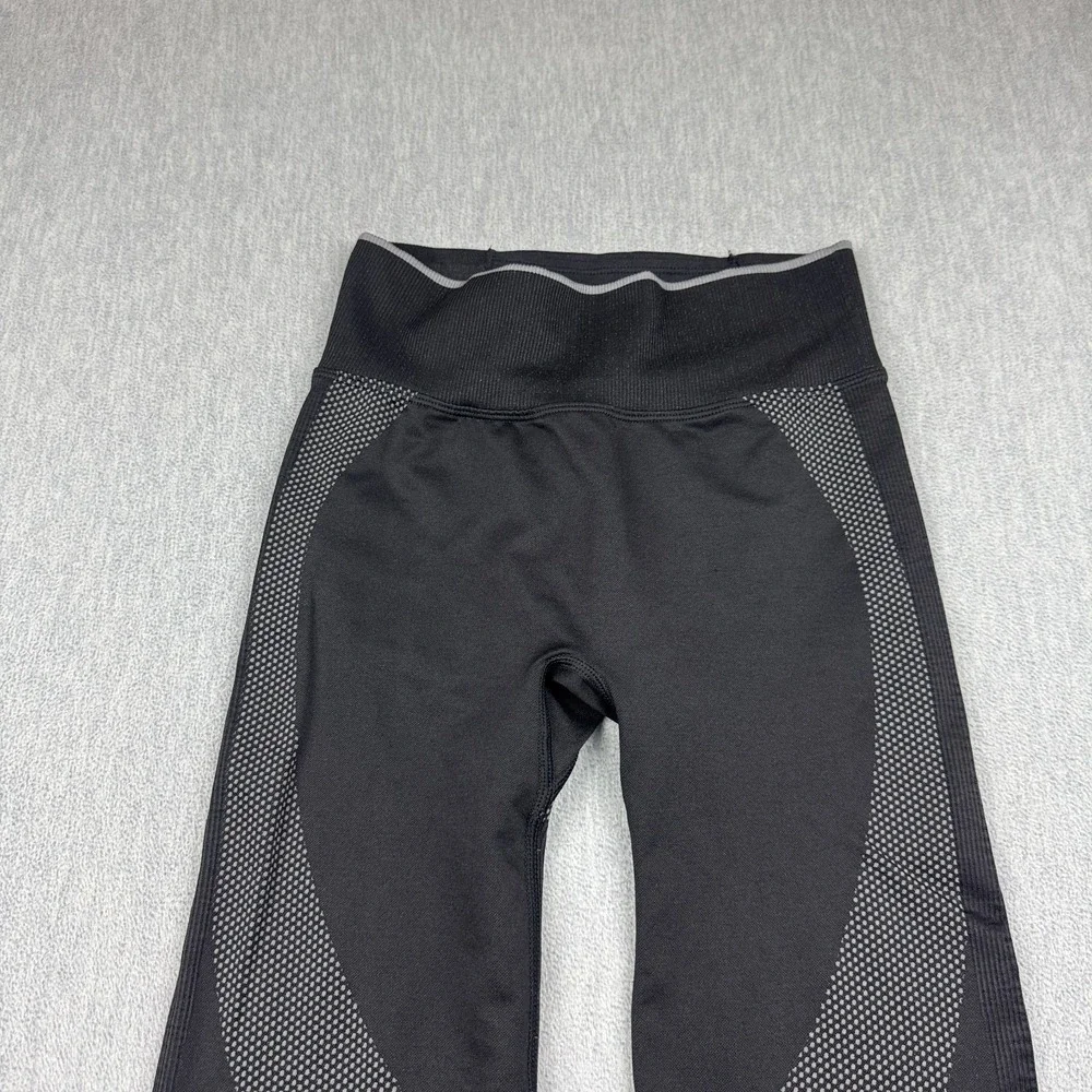Victoria Secrets Leggings Womens Small Black Seamless Tight Pink Active Gym Yoga